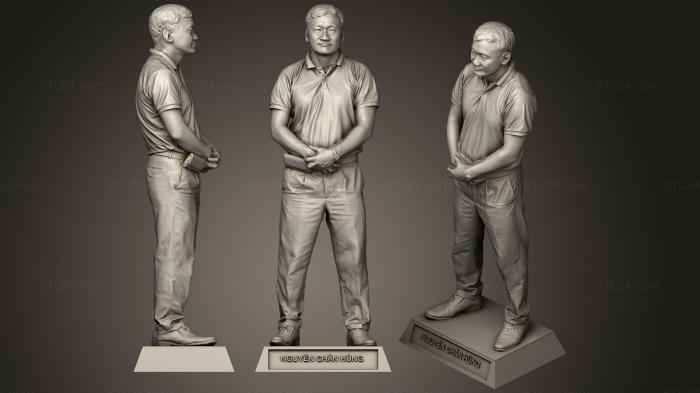 Figurines of people (Ahung Giam Diem, STKH_0257) 3D models for cnc